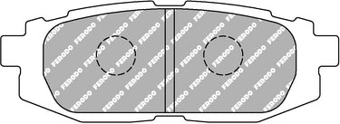 Image of Ferodo FCP4187W DS1.11 Scion FR-S, Subaru BR-Z & GT86 Rear Brake Pads